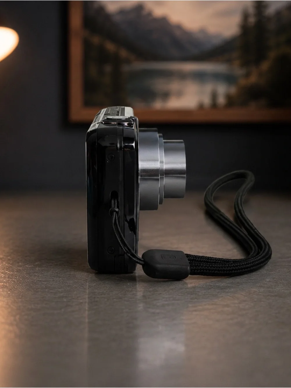 Sony Cyber-shot DSC-WX9 16.2MP Digital Camera Black Tested HD Video